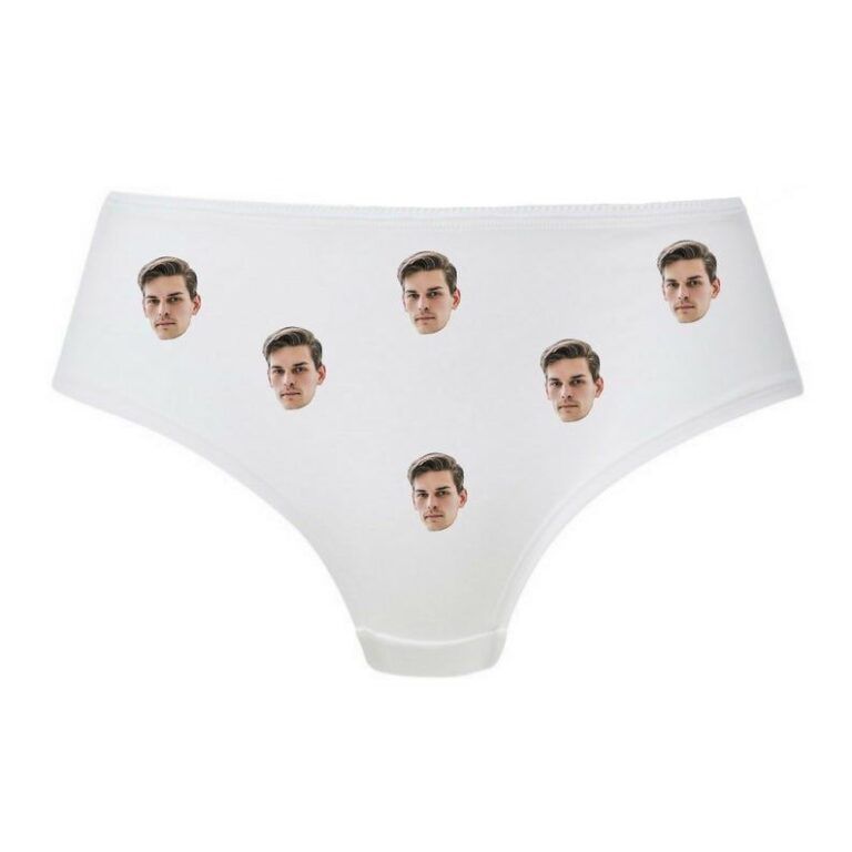 knickers with face printed on them