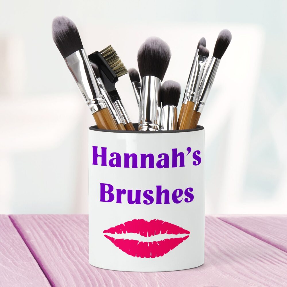 Personalised Make-up Brush Holder