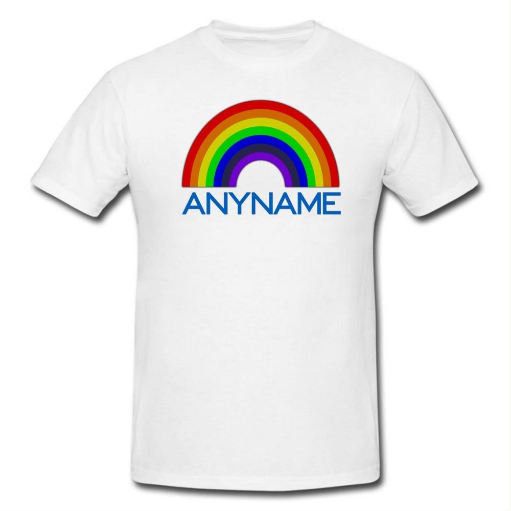 Personalised Rainbow T-Shirt