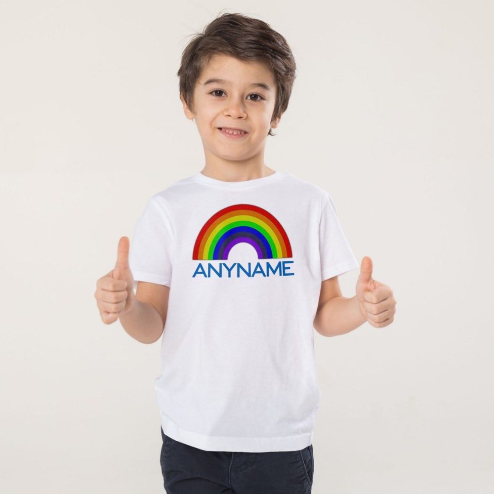 Personalised Rainbow T-Shirt