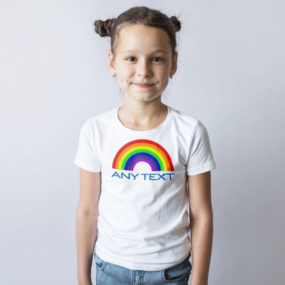 Personalised Rainbow T-Shirt