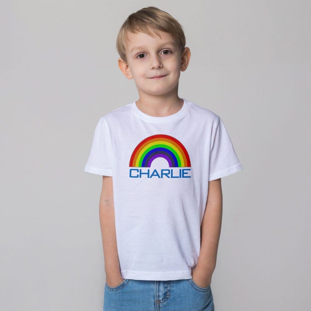Personalised Rainbow T-Shirt
