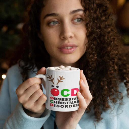OCD Christmas Mug OCD Christmas Mug