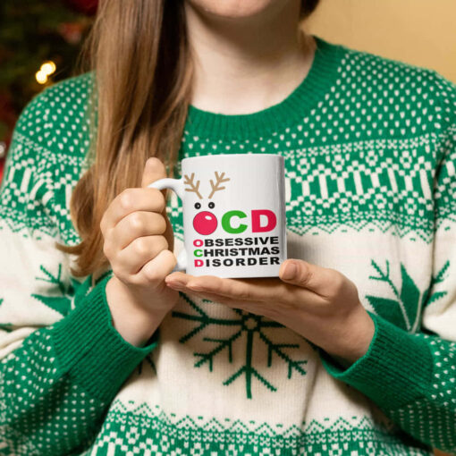 OCD Christmas Mug OCD Christmas Mug