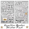 Hamilton The Musical Vinyl Sticker Pack