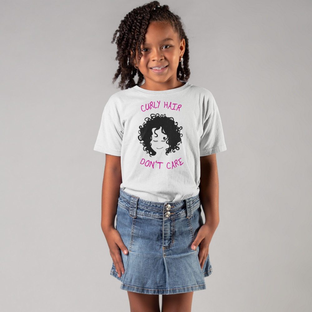 Curly Hair - Don't Care Tshirt