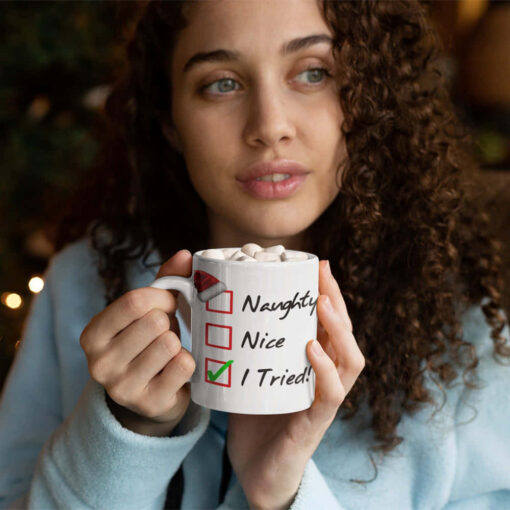 Naughty Nice Christmas Mug Naughty Nice Christmas Mug