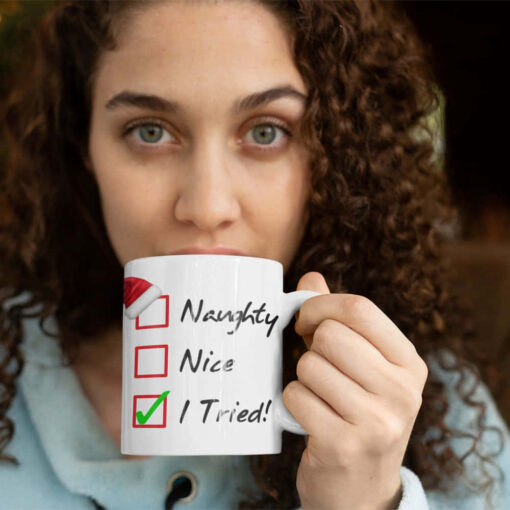 Naughty Nice Christmas Mug Naughty Nice Christmas Mug