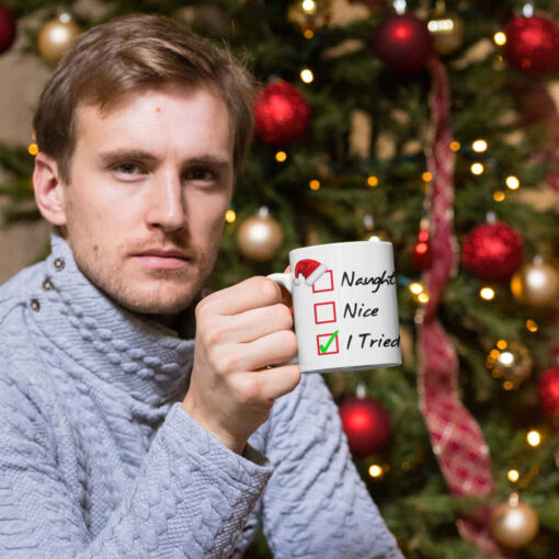 Naughty Nice Christmas Mug Naughty Nice Christmas Mug