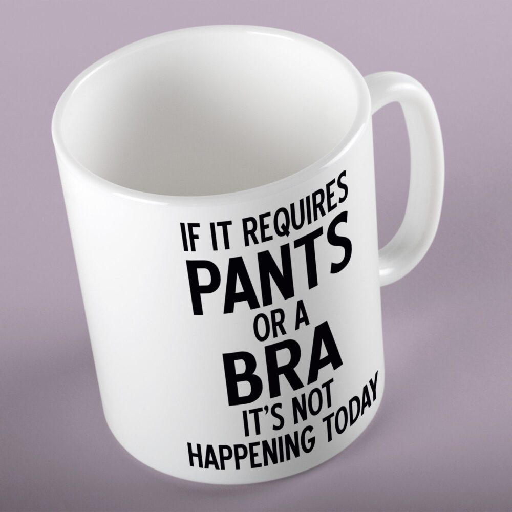 If It Requires Pants or a Bra It's Not Happening Today