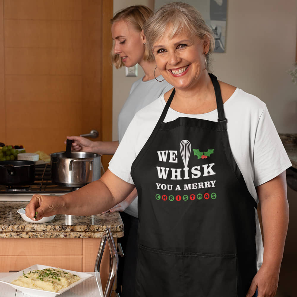 We Whisk You A Merry Christmas Apron