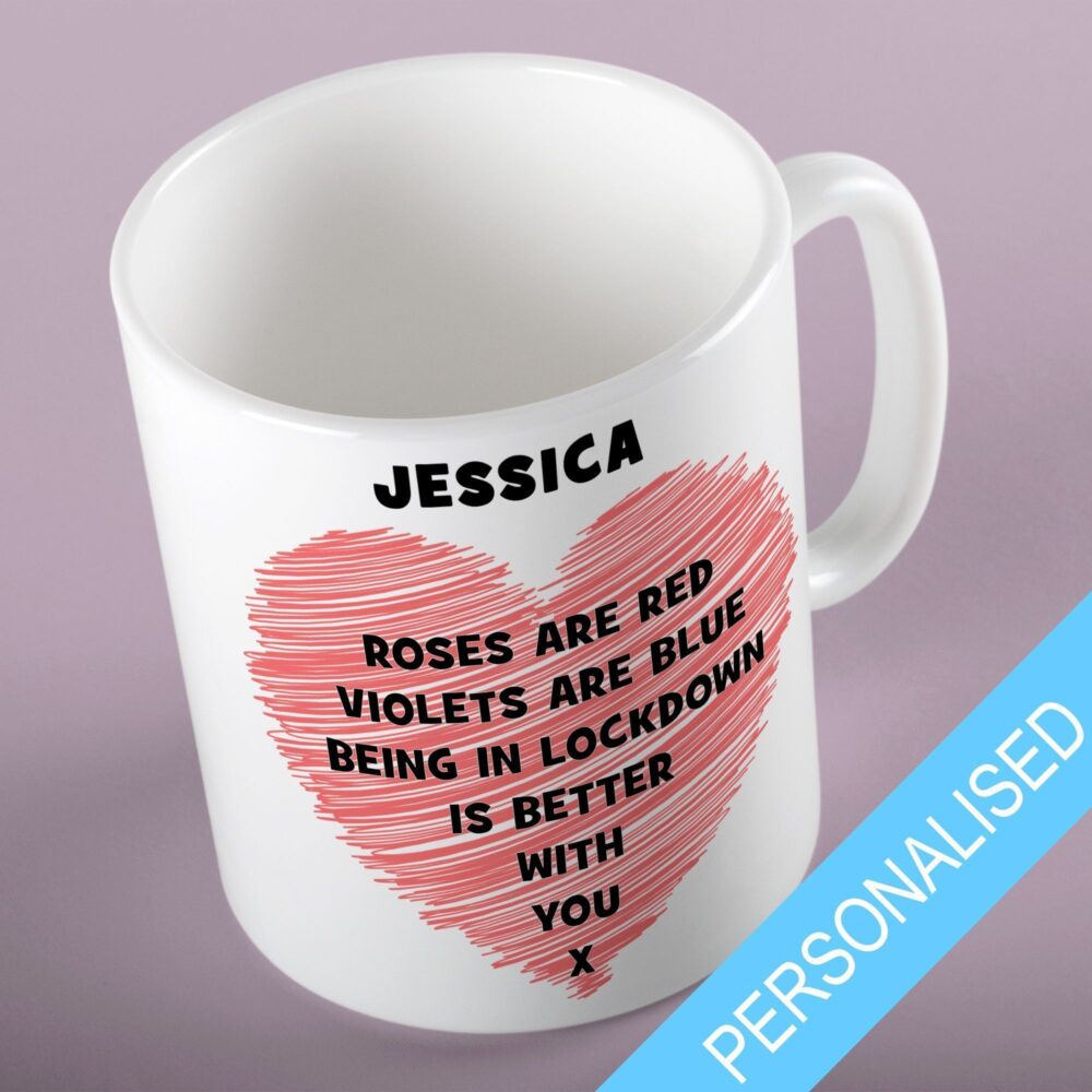 Personalised Valentines Mug