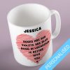 Personalised Valentines Mug