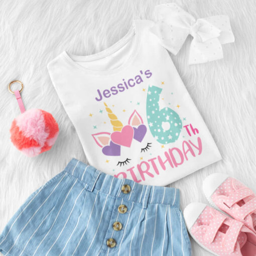 Birthday Unicorn Age Birthday Unicorn Age