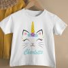 Personalised Caticorn Name Tshirt