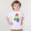 Birthday Rainbow Age Tshirt