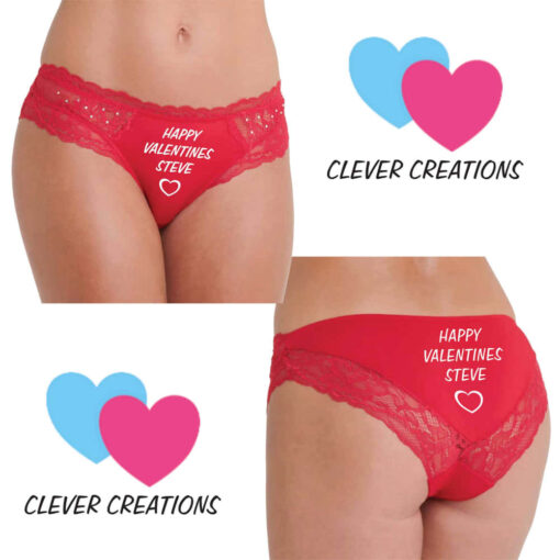 Valentines-Front and Rear-web Personalised Valentines Knickers