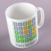 Wordle 50th Birthday Mug