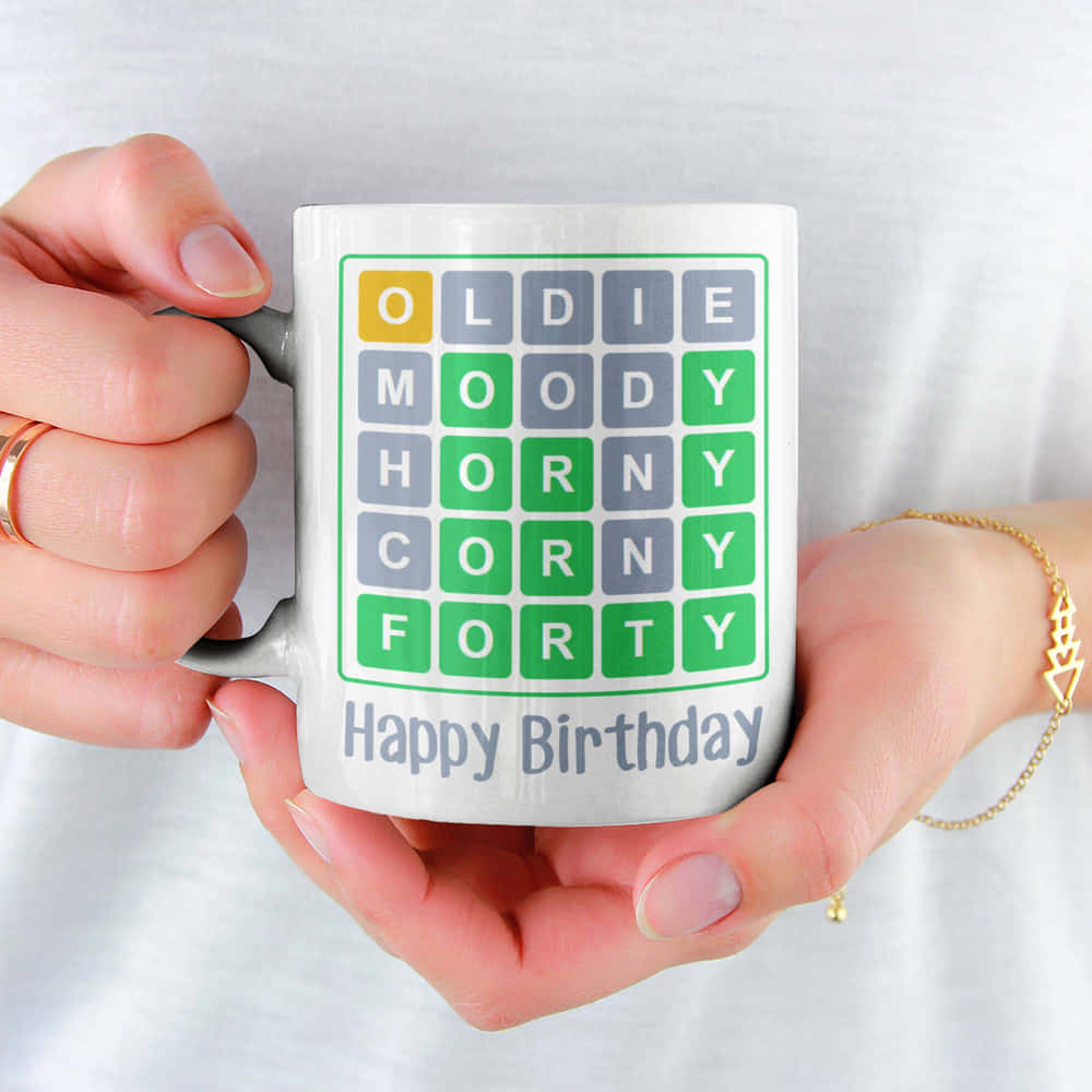 Wordle 40th Birthday Mu
