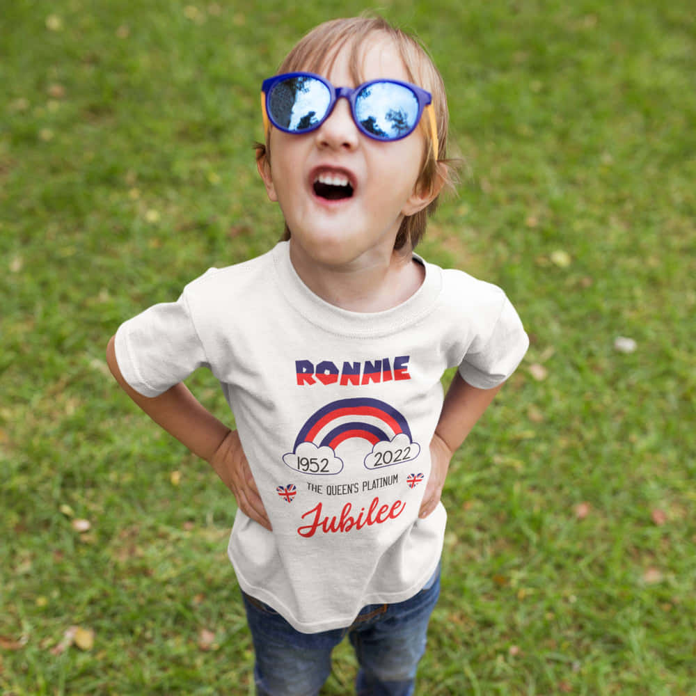 Personalised Jubilee Tshirt Kids Jubilee Tshirt.
