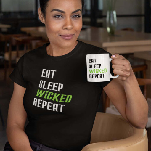 Eat Sleep Wicked Repeat Mug Eat Sleep Wicked Repeat Mug