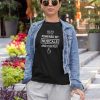 Powered By Musicals And Coffee Black Ladies TShirt