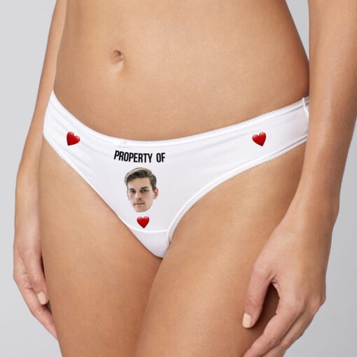 Face On Thong Knickers White Face On Thong Knickers White