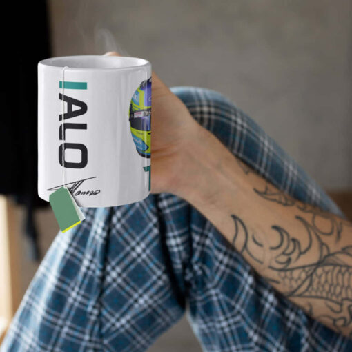 Fernando Alonso F1 Gift Mug, Aston Martin Gift Mug Fernando Alonso F1 Gift Mug, Aston Martin Gift Mug