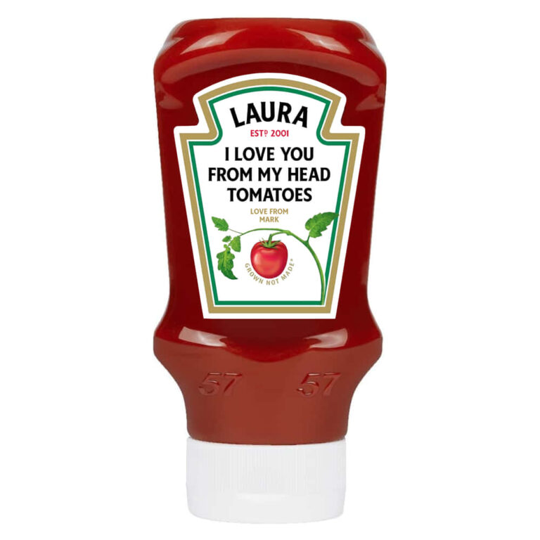 Personalised Tomato Ketchup Labels Clever Creations