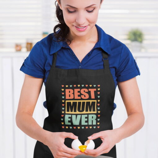 Best Mum Ever Apron - Mothers Day Apron, Mum Birthday Apron. Best Mum Ever Apron - Mothers Day Apron, Mum Birthday Apron.