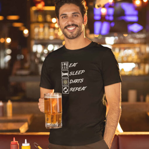 Eat Sleep Darts Repeat T-shirt, Darts Gift, Darts T-Shirt Eat Sleep Darts Repeat T-shirt, Darts Gift, Darts T-Shirt