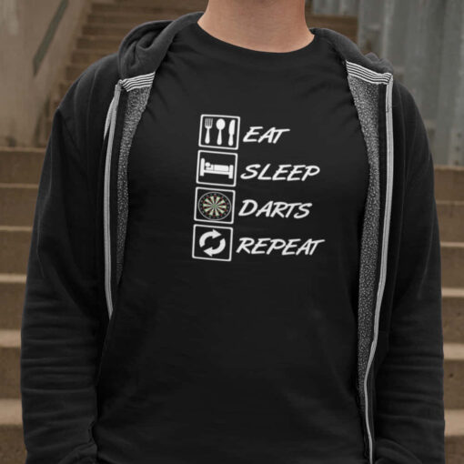 Eat Sleep Darts Repeat T-shirt, Darts Gift, Darts T-Shirt Eat Sleep Darts Repeat T-shirt, Darts Gift, Darts T-Shirt