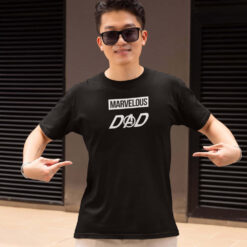 Avengers style Dad T-shirt. Dad gift for Avengers fan. Fathers Day Avengers gift. Shown in Black. Avengers style Dad T-shirt. Dad gift for Avengers fan. Fathers Day Avengers gift. Shown in Black.