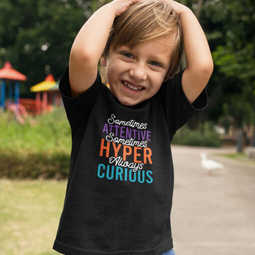 Kids ADHD T-shirt, Boy in ADHD tshirt. ADHD Support shirt. Kids ADHD T-shirt, Boy in ADHD tshirt. ADHD Support shirt.