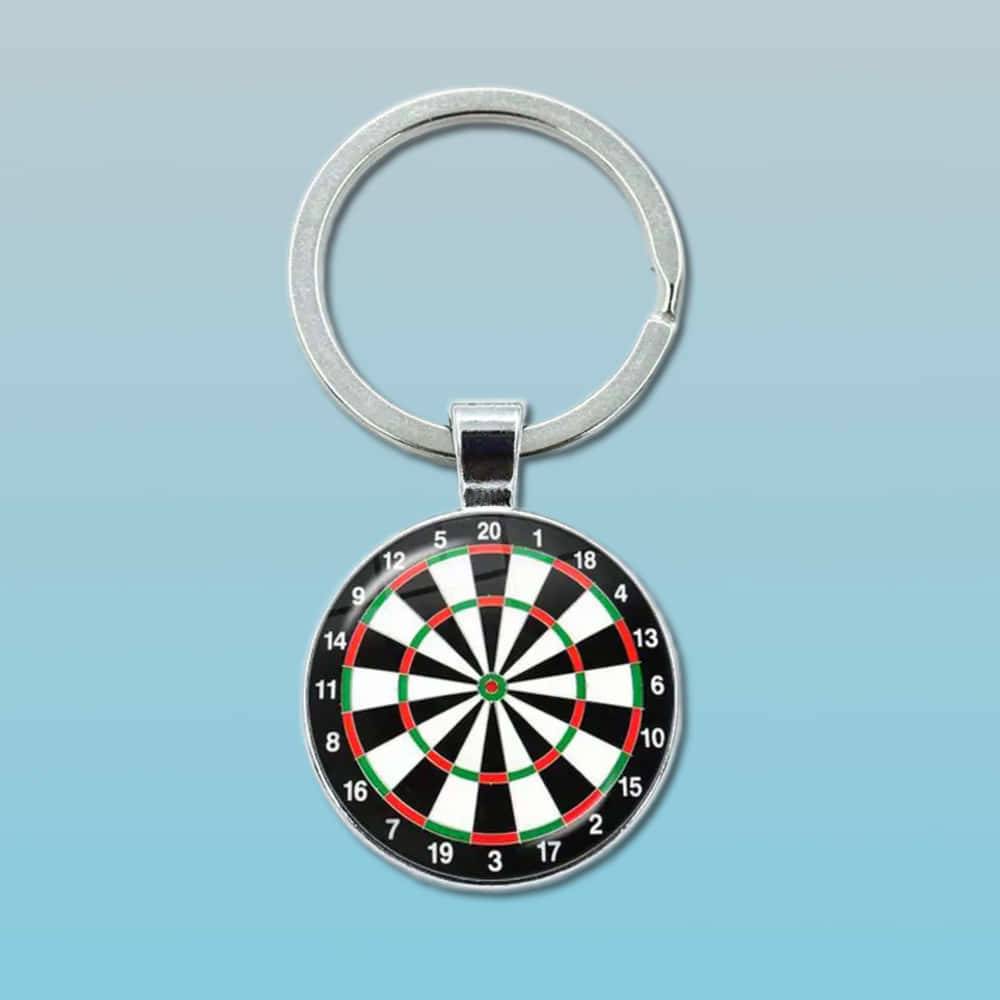thumbnail image 2 of Harrows Dart Sharpener Keyrng Fob - Round Sharpenng Stone For Darts 2 of 10
