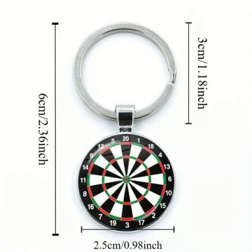 Dartboard Keyring, A great gift for any darts fan. Dartboard Keyring, A great gift for any darts fan.