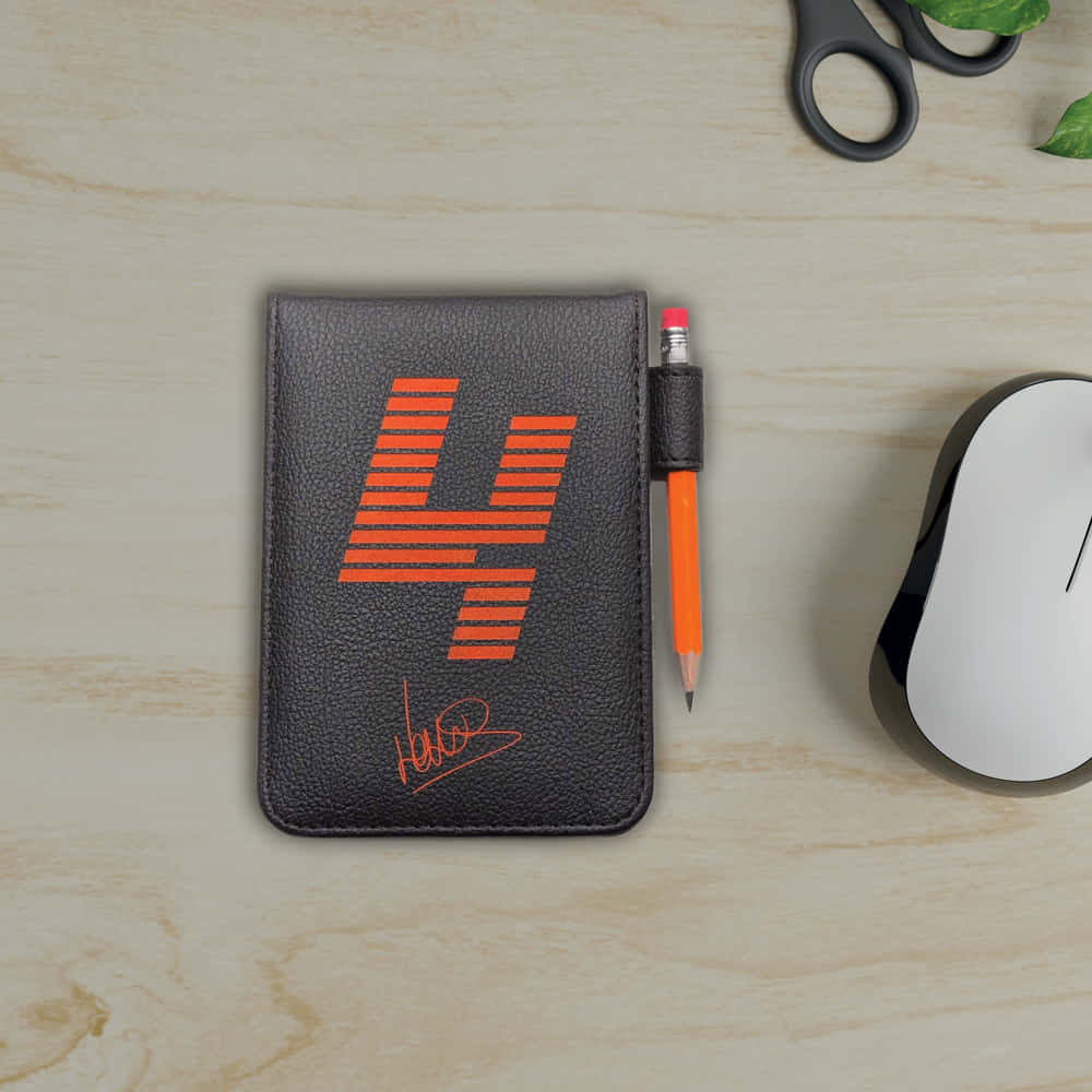 Lando Norris F1 Gift, Lando Norris Formula One Personalised Notepad Gift. F1 Stocking Filler.