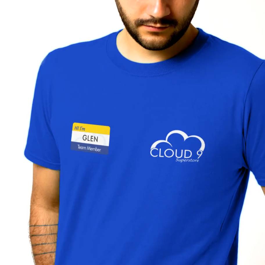 Superstore Personalised T-shirt, Cloud Nine Shirt