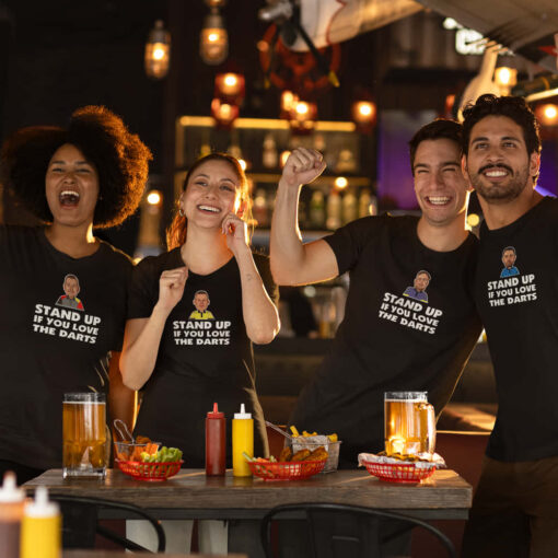 Personalised Darts T-shirt with any player image. Personalised Darts T-shirt with any player image.