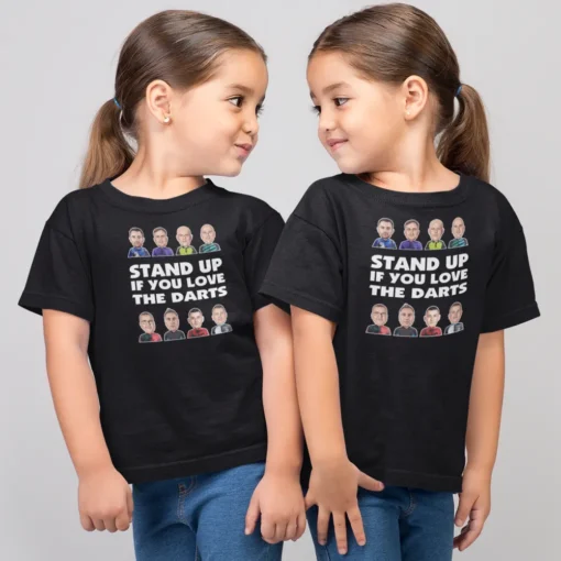 Kids Darts Shirt, Stand Up If You Love The Darts T-shirt for Children. Kids Darts Shirt, Stand Up If You Love The Darts T-shirt for Children.
