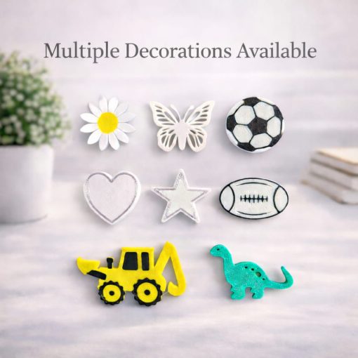 add-ons Freestanding kids room décor. Available in multiple colour and adornment options.