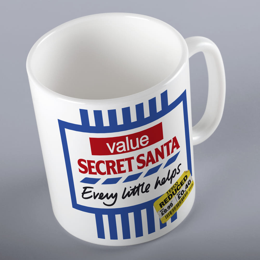 Secret Santa Gift Mug – Supermarket Value Gift Mug